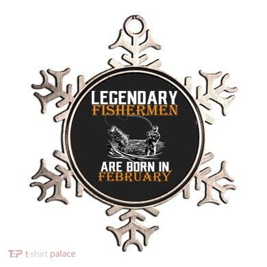 Legendary Fishermen Are Born In February  Ornament
