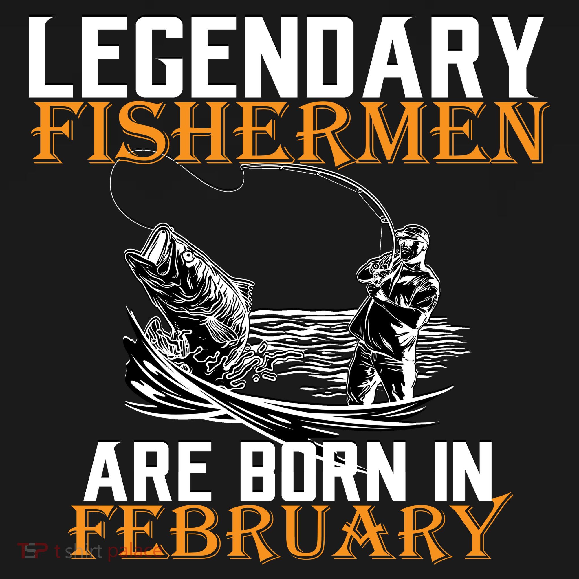 Legendary Fishermen Are Born In February  Ornament