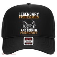 Legendary Fishermen Are Born In February  Hat thumb 0
