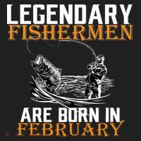 Legendary Fishermen Are Born In February  Hat thumb 2