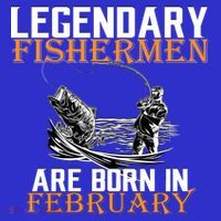 Legendary Fishermen Are Born In February  Toddler Hoodie thumb 2
