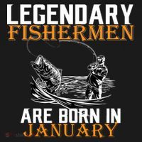 Legendary Fishermen Are Born In January  Backpack thumb 2