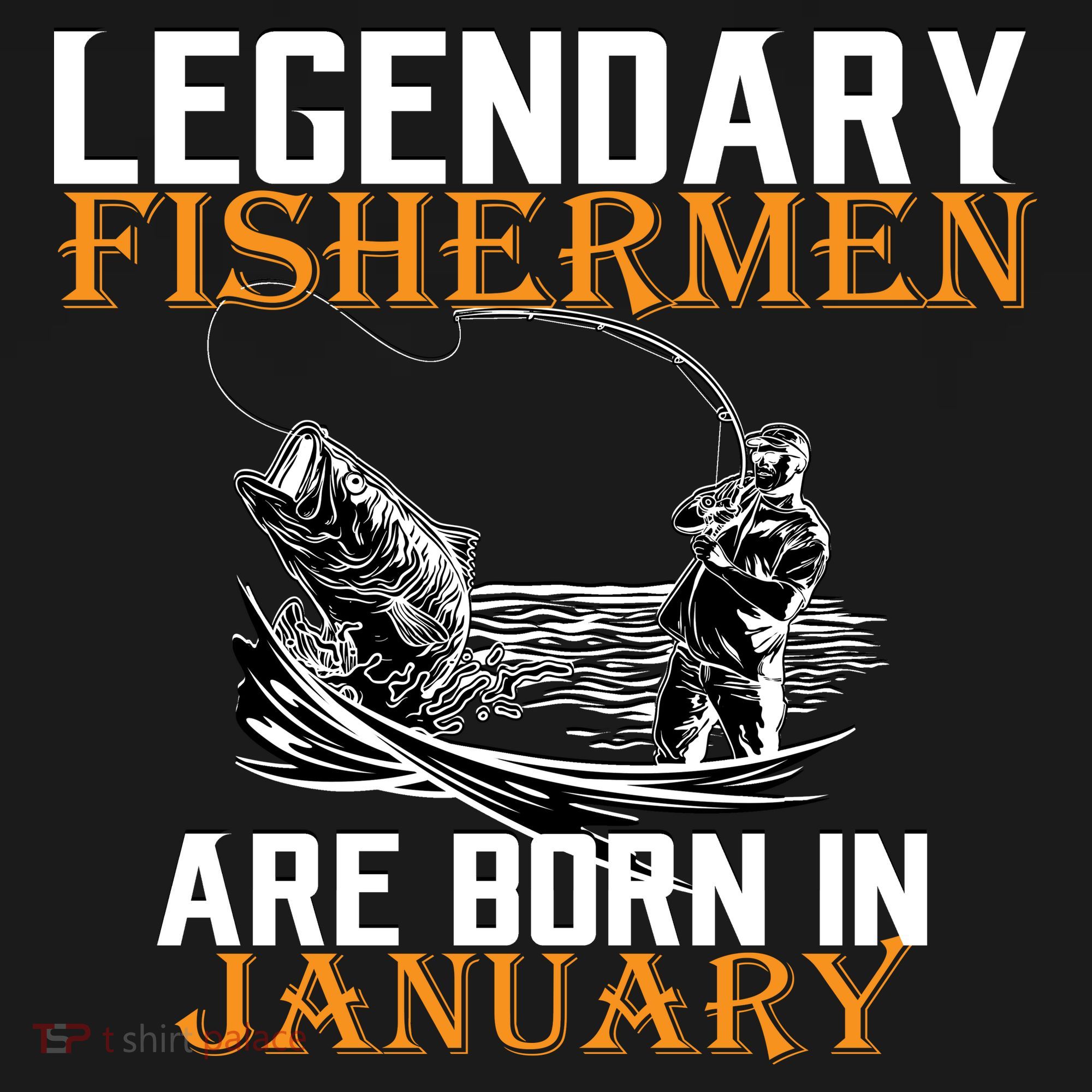 Legendary Fishermen Are Born In January  Ornament