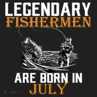 Legendary Fishermen Are Born In July Tumbler thumb 3