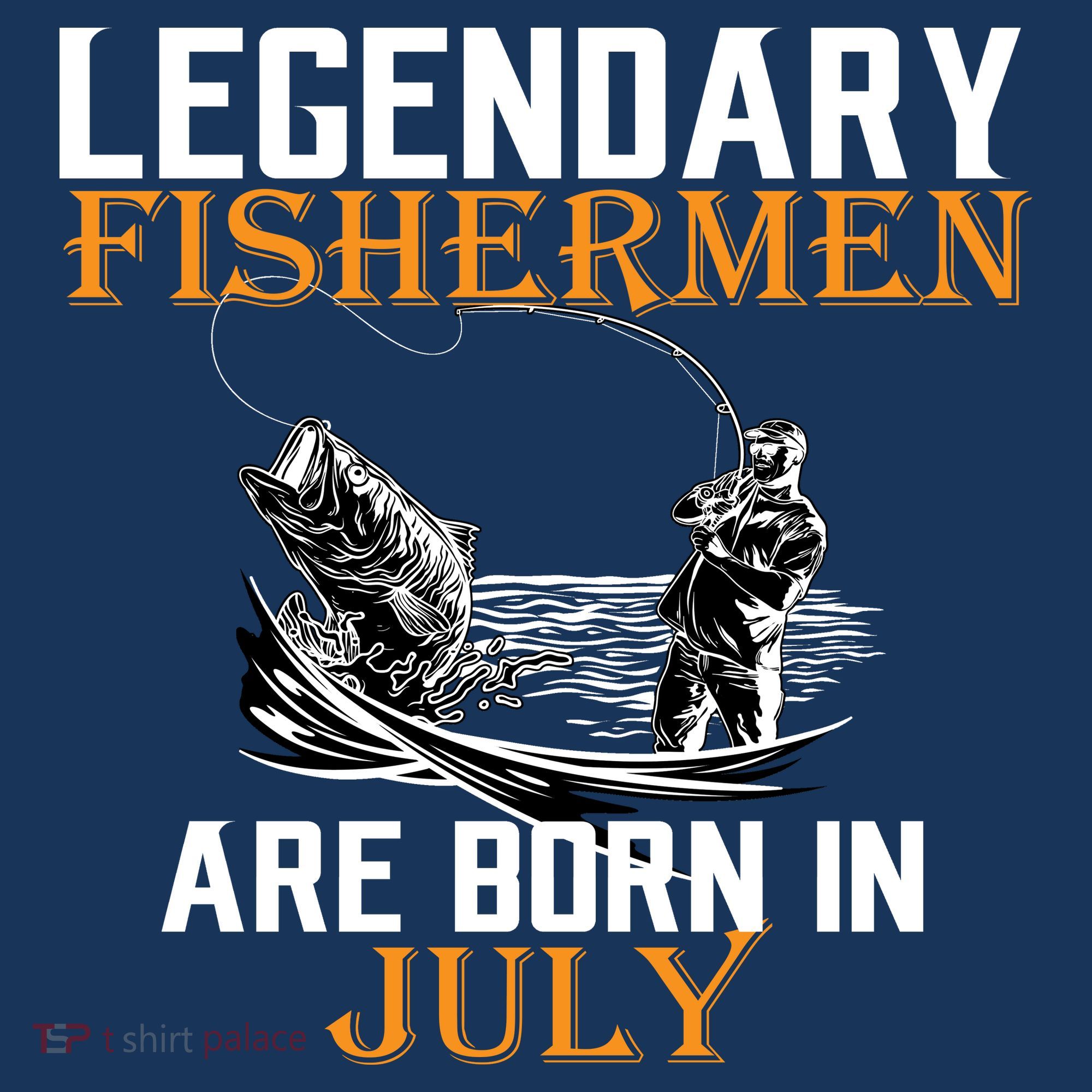 Legendary Fishermen Are Born In July Hoodie