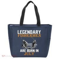 Legendary Fishermen Are Born In July Tote Bag thumb 0