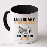 Legendary Fishermen Are Born In June Coffee Mug thumb 0
