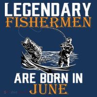 Legendary Fishermen Are Born In June Bucket Hat thumb 4