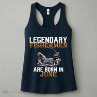 Legendary Fishermen Are Born In June Women's Tank Top thumb 3