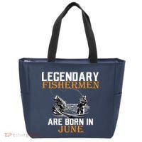 Legendary Fishermen Are Born In June Tote Bag thumb 0