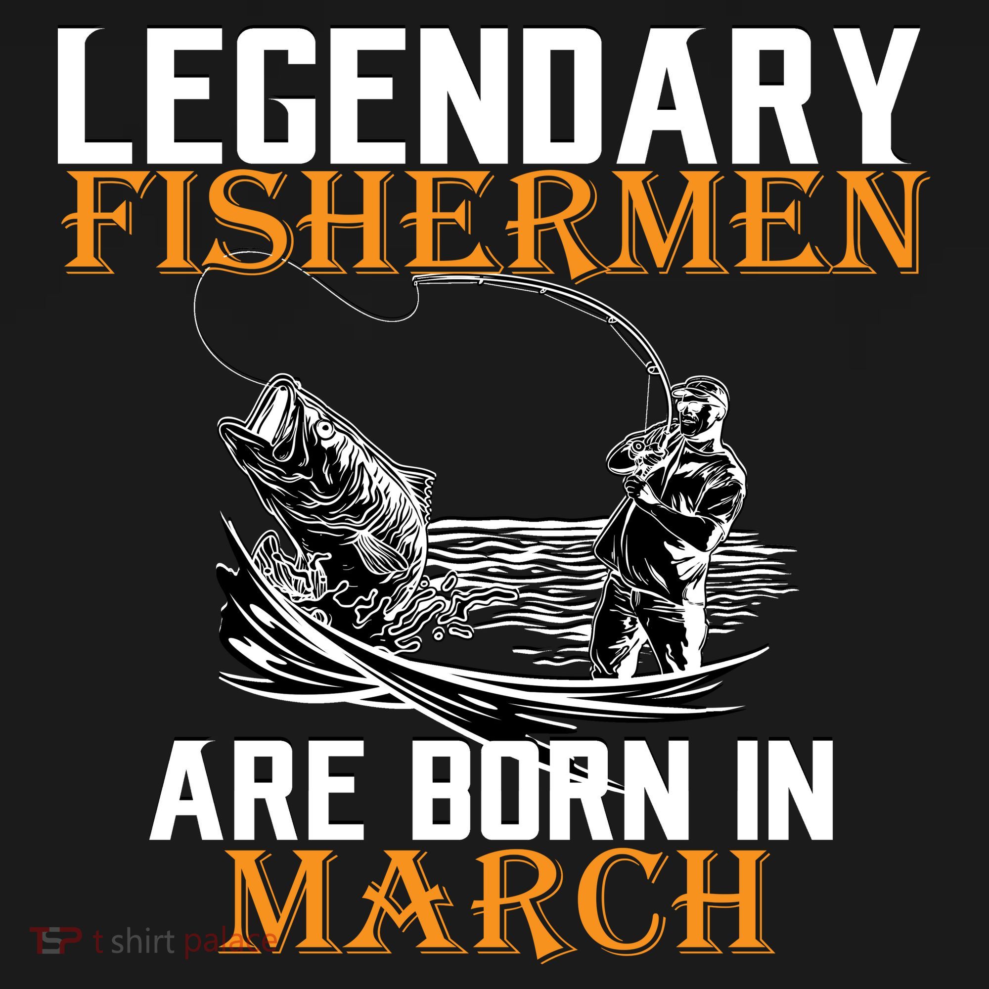 Legendary Fishermen Are Born In March Ornament