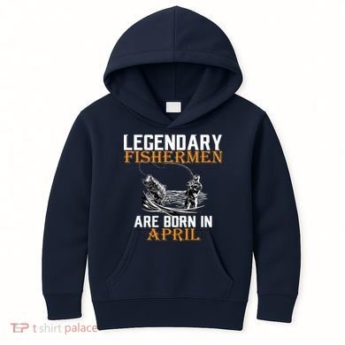 Legendary Fishermen Are Born In May Kids Hoodie