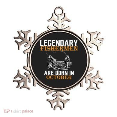 Legendary Fishermen Are Born In October Ornament
