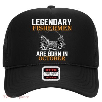 Legendary Fishermen Are Born In October Hat