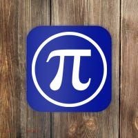 Legendary PI Day 3.14 Circle Logo Coaster thumb 0