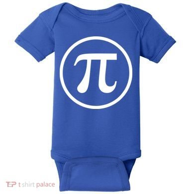 Legendary PI Day 3.14 Circle Logo Baby Bodysuit