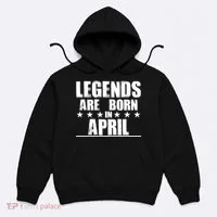 Legends Are Born In April Birthday Hoodie thumb 0
