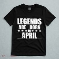 Legends Are Born In April Birthday T-Shirt thumb 5