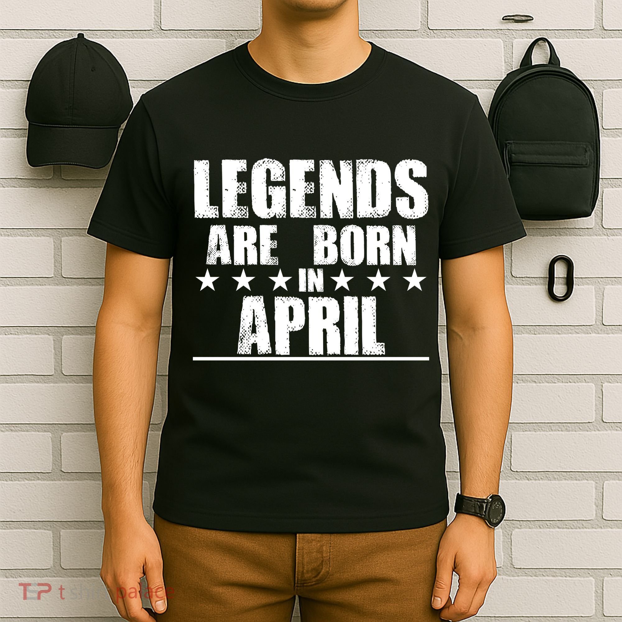Legends Are Born In April Birthday T-Shirt