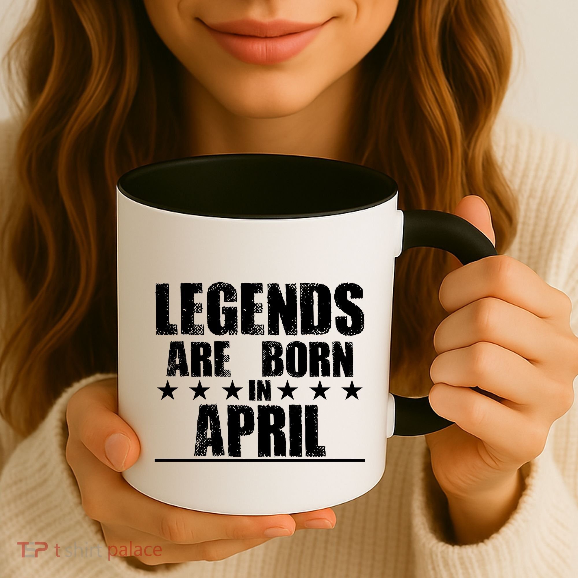 Legends Are Born In April Birthday Coffee Mug