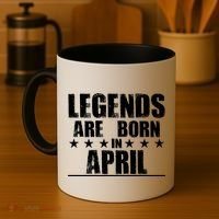 Legends Are Born In April Birthday Coffee Mug thumb 4