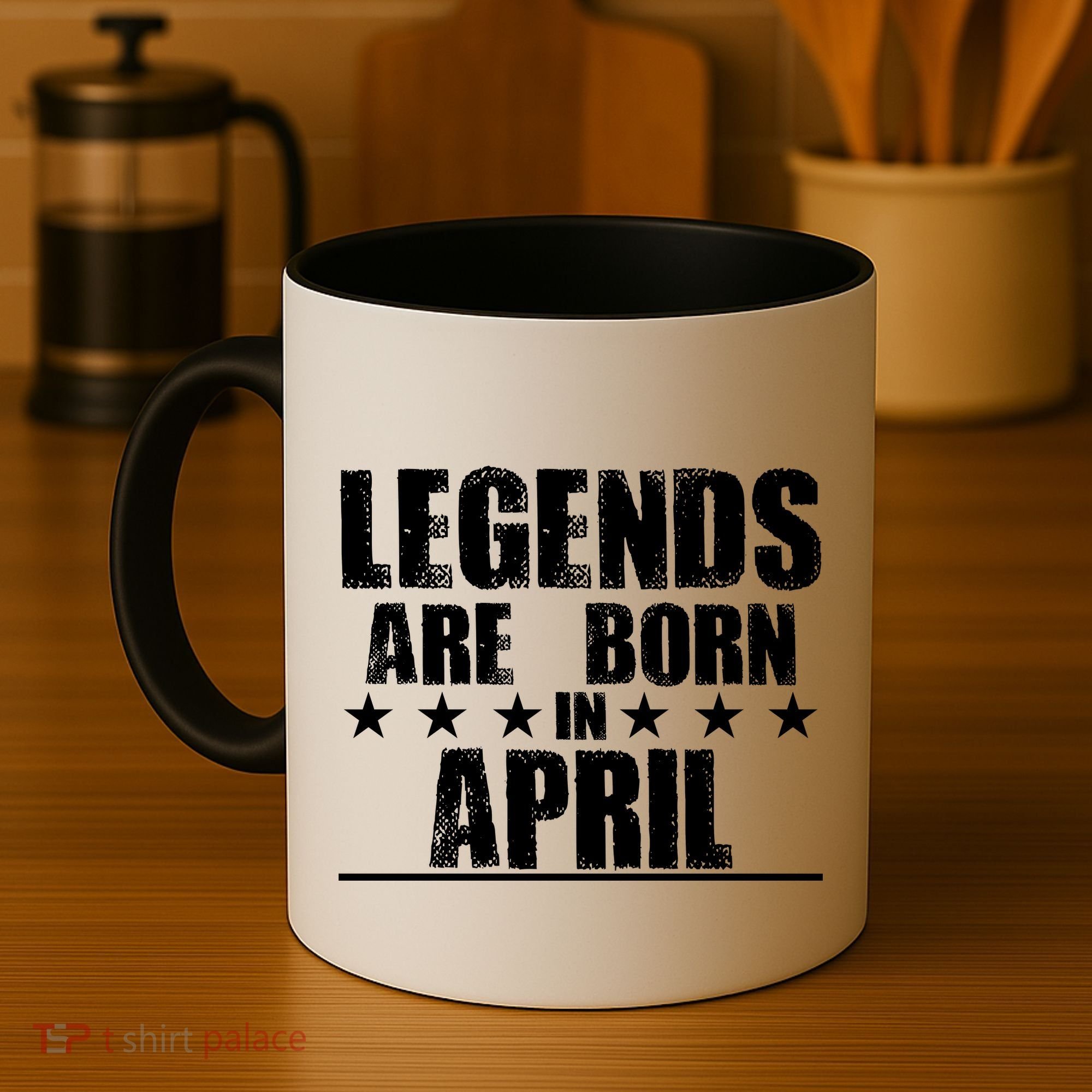 Legends Are Born In April Birthday Coffee Mug