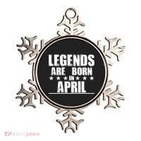 Legends Are Born In April Birthday Ornament thumb 0