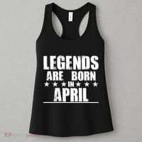 Legends Are Born In April Birthday Women's Tank Top thumb 3