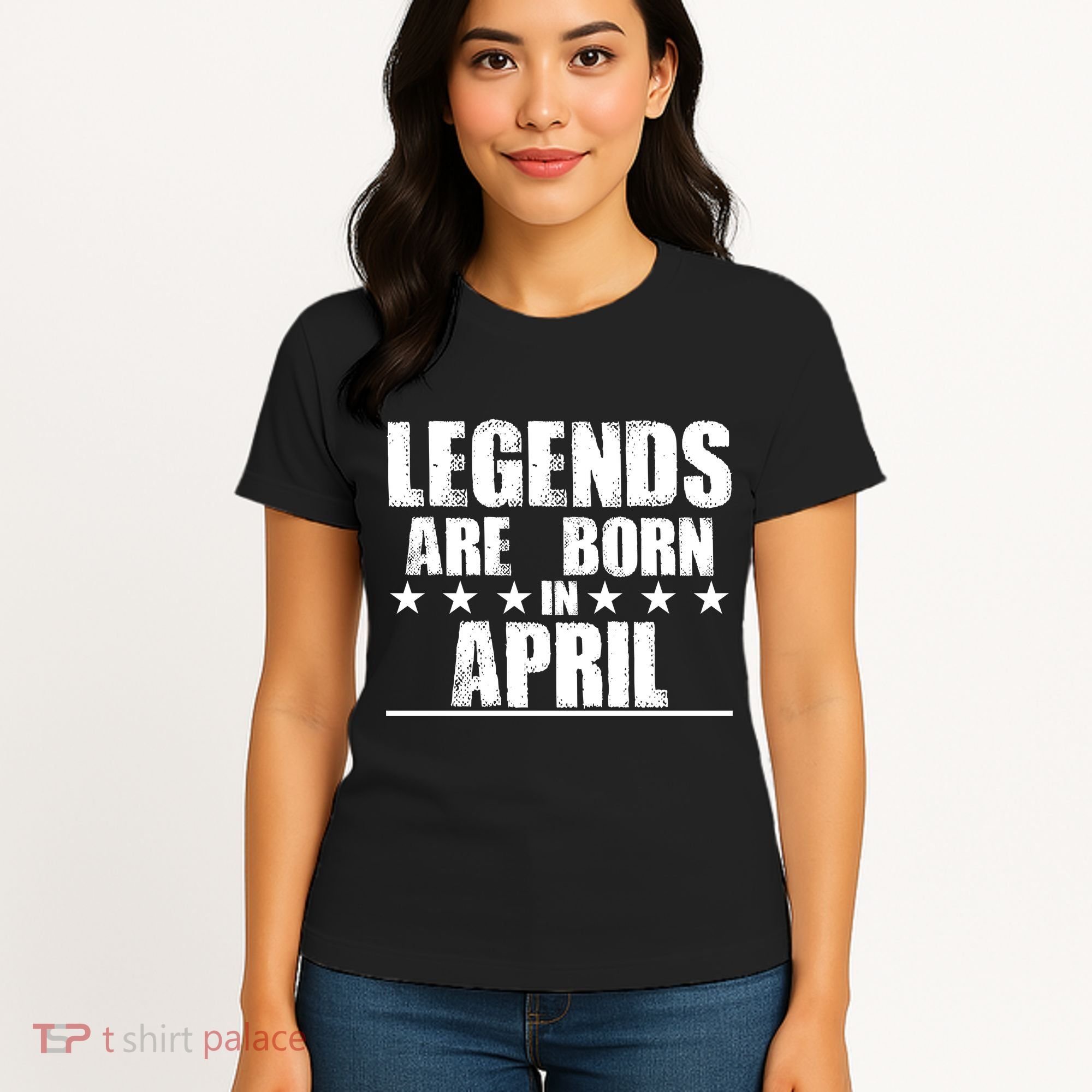 Legends Are Born In April Birthday Women's T-Shirt