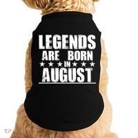Legends Are Born In August Birthday Doggie Tank thumb 0
