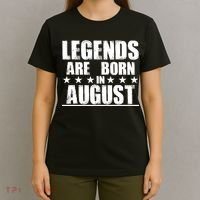 Legends Are Born In August Birthday T-Shirt thumb 4
