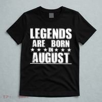 Legends Are Born In August Birthday T-Shirt thumb 5