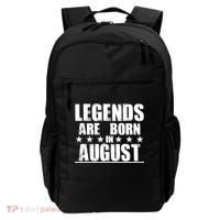 Legends Are Born In August Birthday Backpack thumb 0