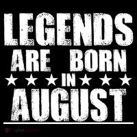 Legends Are Born In August Birthday Mousepad thumb 1
