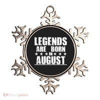 Legends Are Born In August Birthday Ornament thumb 0