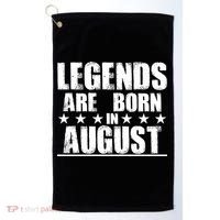Legends Are Born In August Birthday Golf Towel thumb 0