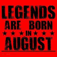 Legends Are Born In August Birthday Santa Hat thumb 1