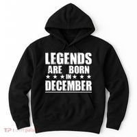 Legends Are Born In December Birthday Hoodie thumb 0