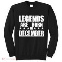 Legends Are Born In December Birthday Sweatshirt thumb 0