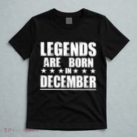 Legends Are Born In December Birthday T-Shirt thumb 5