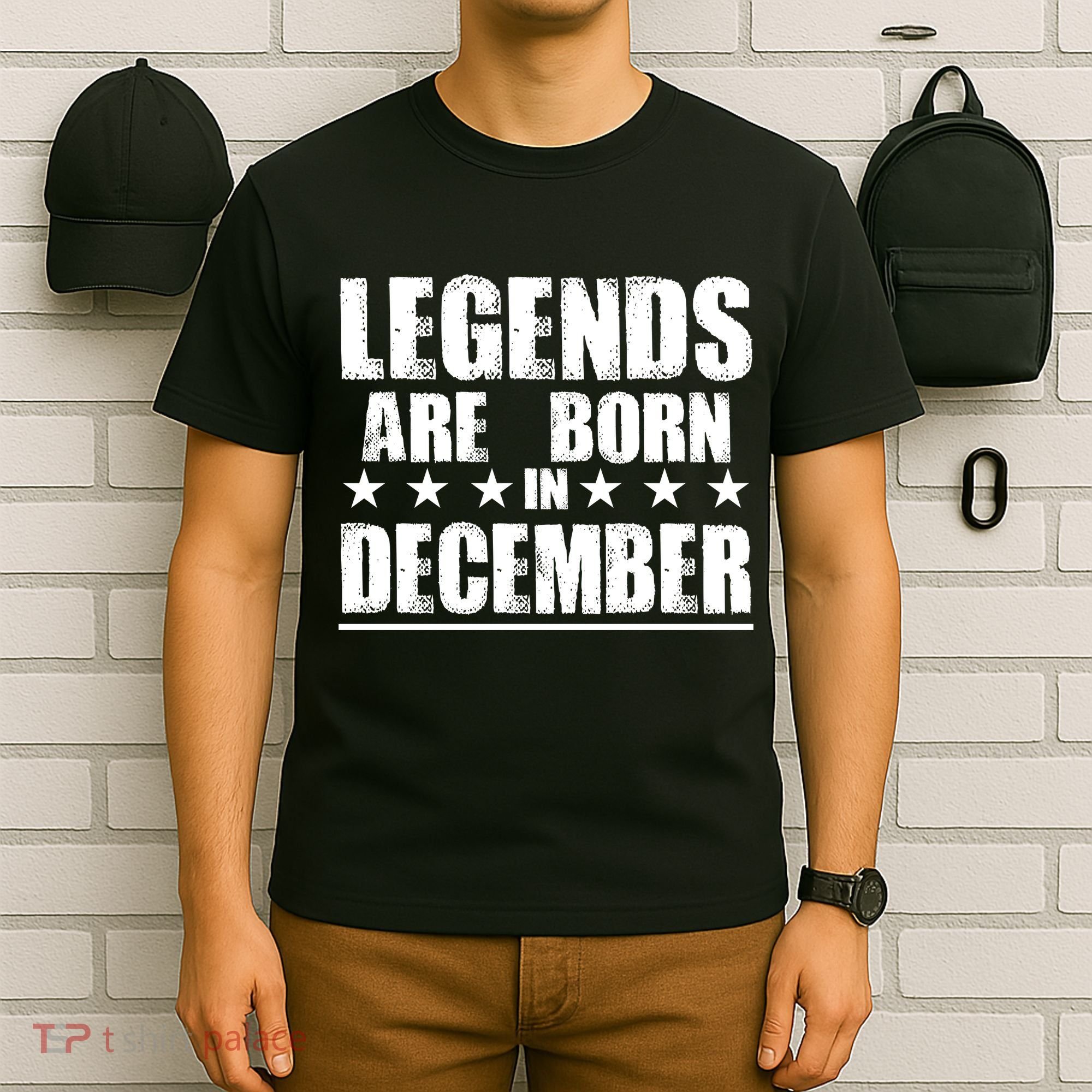 Legends Are Born In December Birthday T-Shirt