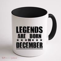 Legends Are Born In December Birthday Coffee Mug thumb 1