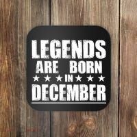 Legends Are Born In December Birthday Coaster thumb 0