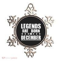Legends Are Born In December Birthday Ornament thumb 0
