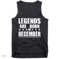 Legends Are Born In December Birthday Tank Top thumb 0