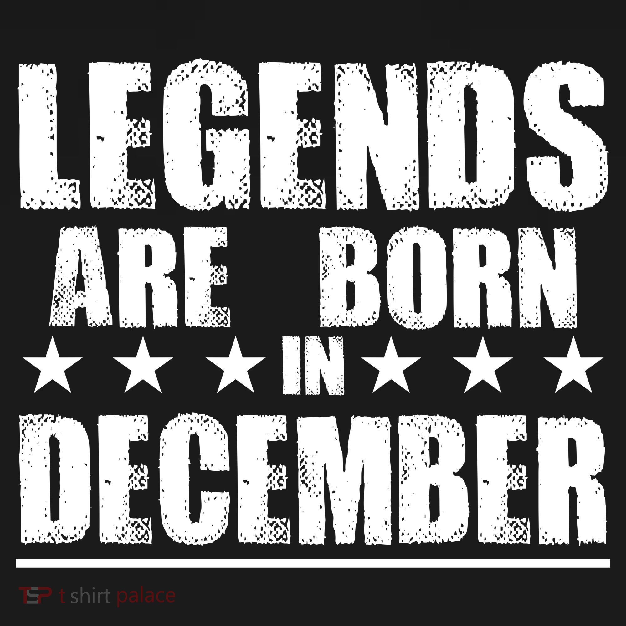 Legends Are Born In December Birthday Tank Top