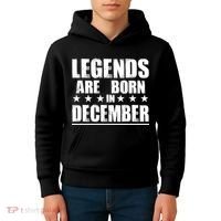 Legends Are Born In December Birthday Kids Hoodie thumb 4