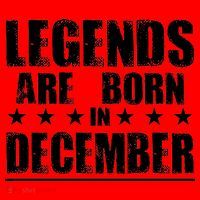 Legends Are Born In December Birthday Santa Hat thumb 1