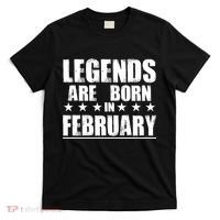 Legends Are Born In February Birthday T-Shirt thumb 0