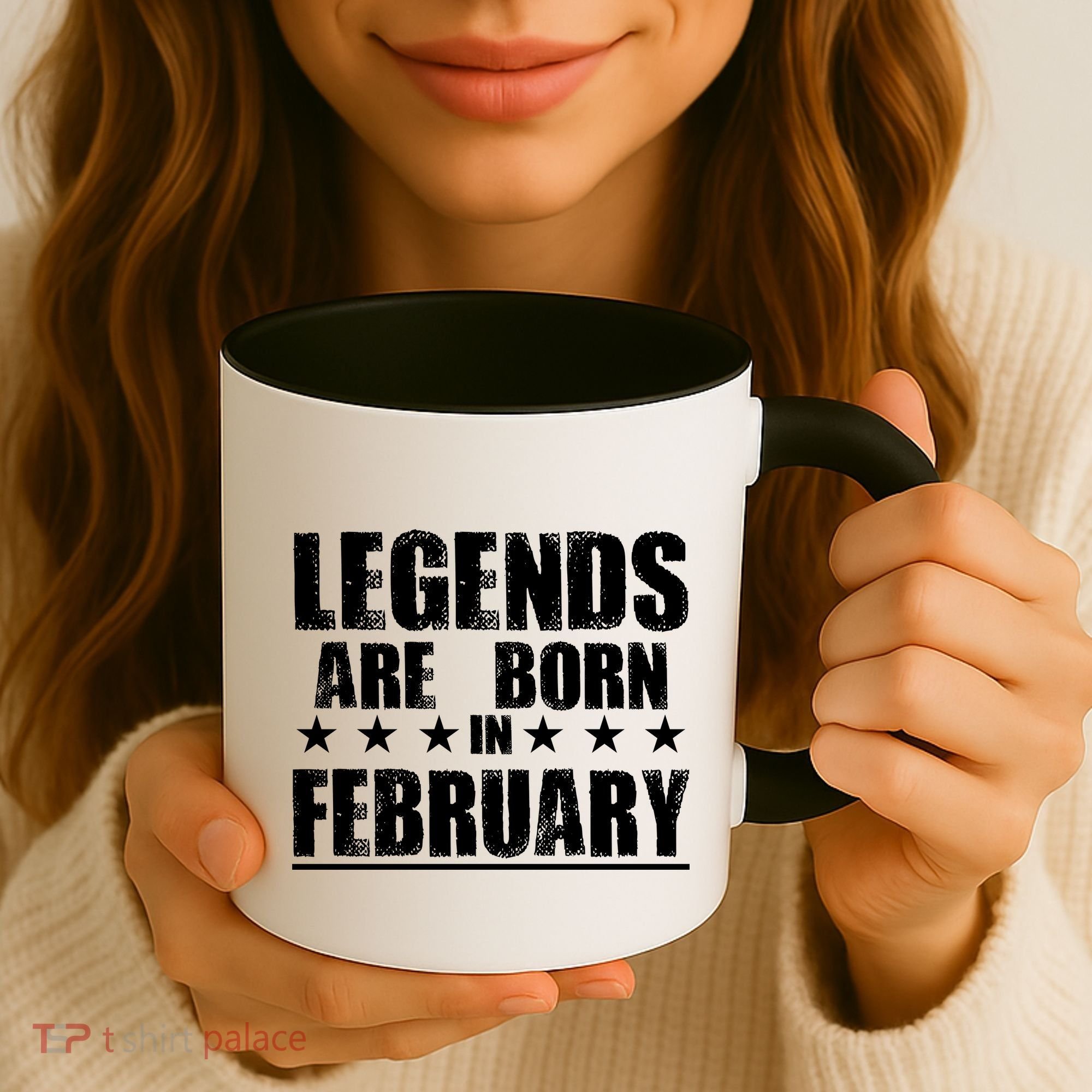Legends Are Born In February Birthday Coffee Mug